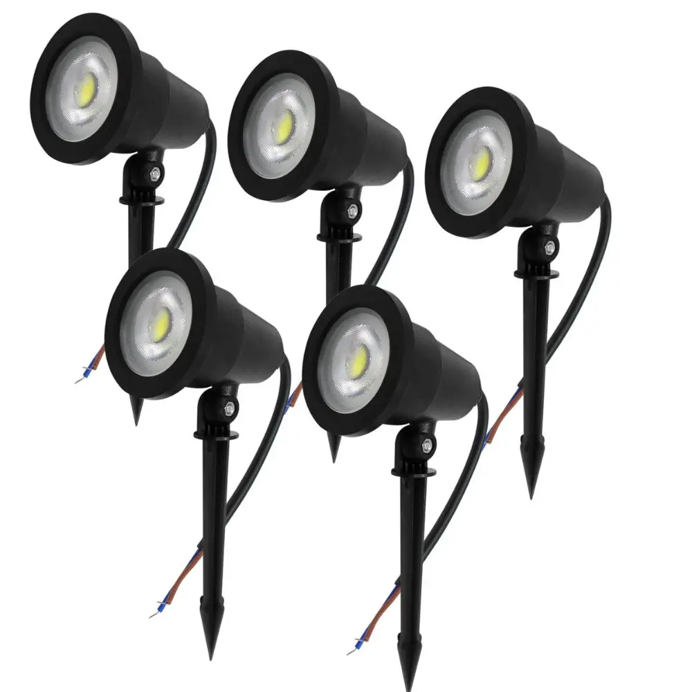 حديقة الإنارة مع مصباح LED ، 5 واط ، أبيض بارد ، دافئ ، أخضر #1