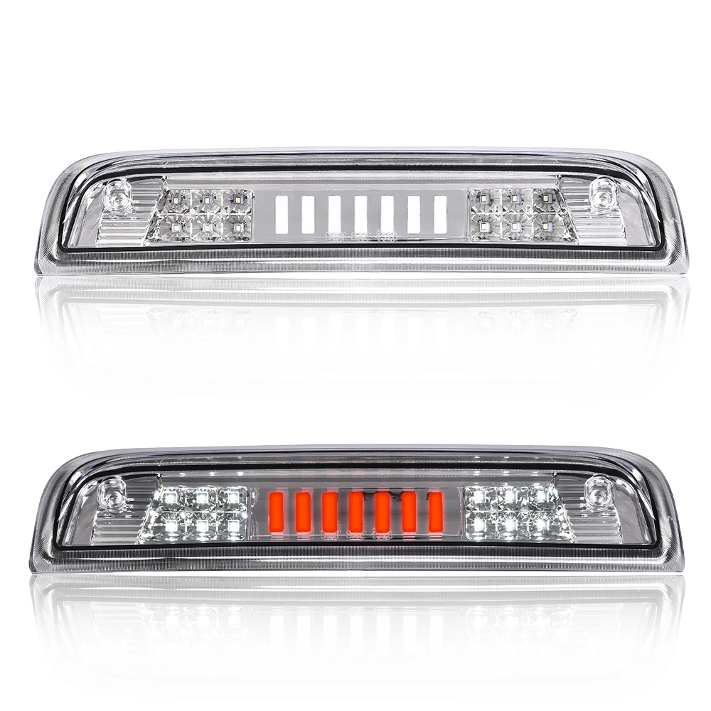 Led Third Brake Light for 2014-2020 Chevrolet Silverado Gmc Sierra 1500 2500Hd 3500Hd (for Models with Cargo Light) Clear Lens