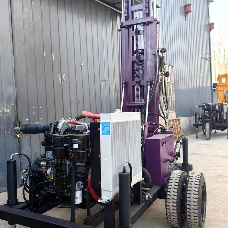 Customized Good Quality 300M Deep Drilling Rig Rotary Hydraulic Drilling Machine for Water Well