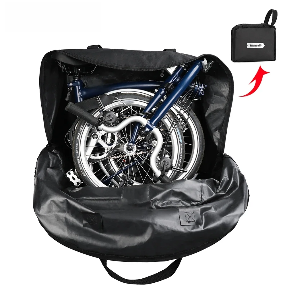 AliExpress Rhinowalk Folding Bike Bag 14-20 Inch Folding Bicycle Carrying Bag Portable Storage Bag For Brompton 3Sixty Bike Accessories