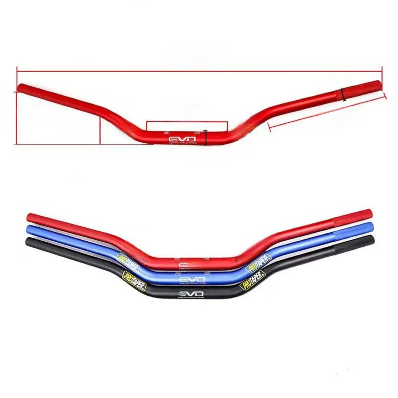 AliExpress NONE 1 1/8" Motorcycle Fat Bar 28MM Handlebar For KTM Honda Kawasaki Husqvarna Suzuki Yamaha Motocross Dirt Pit Bike Universal Parts