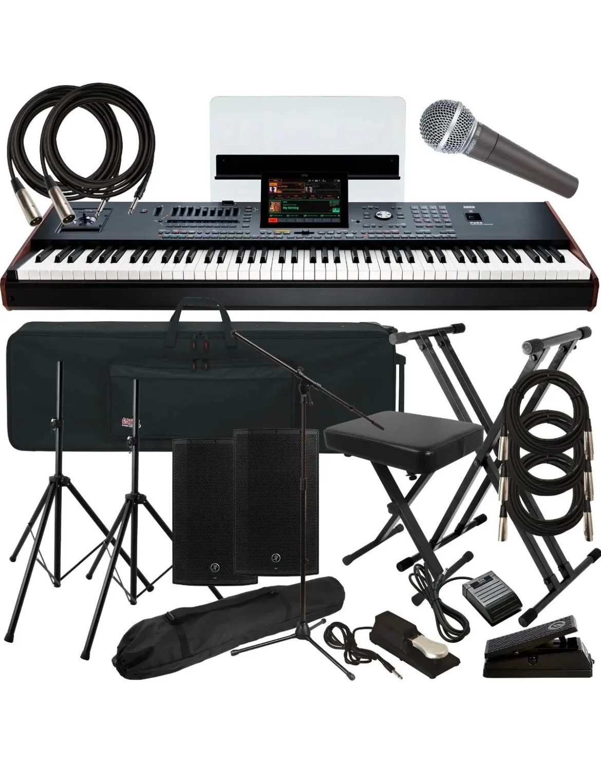 Korg PA5X-Poste de Travail Musical Piano, 88 Touches, 76, Richesse Chaude