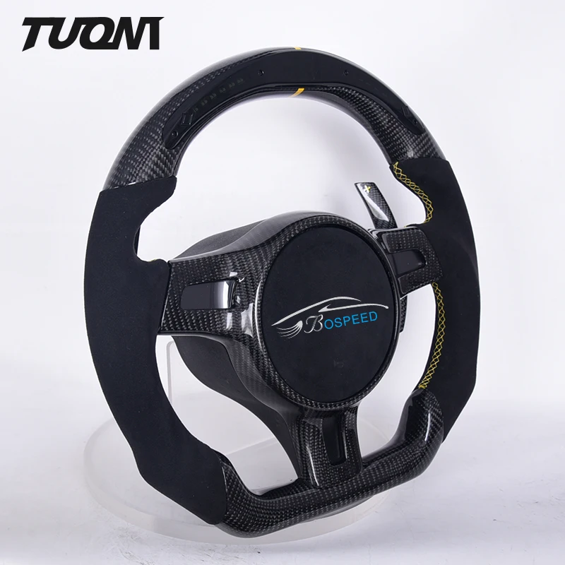 

Fit For Porsche Cayenne Macan 997 Panamera 911 958 970 Taycan 957 955 944 987 718 Sports Cars Carbon Fiber LED Steering Wheel