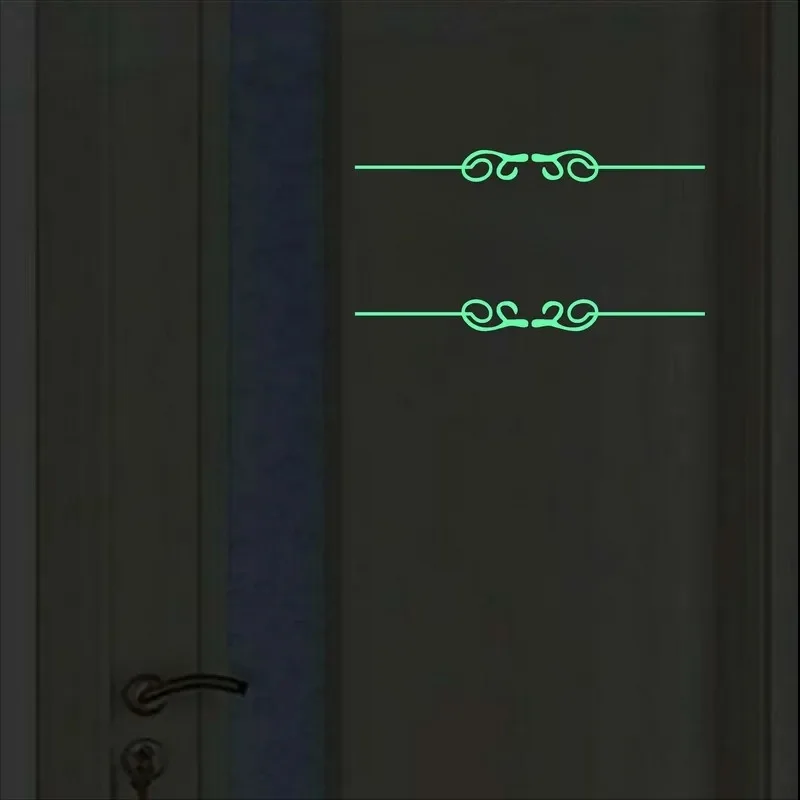 Autocollant de panneau de toilette qui brille dans la nuit, pour WC, toilettes, salle de bains, porte d'entrée, autocollant mural, hôtel, boutique, indicateur de lavabo Public