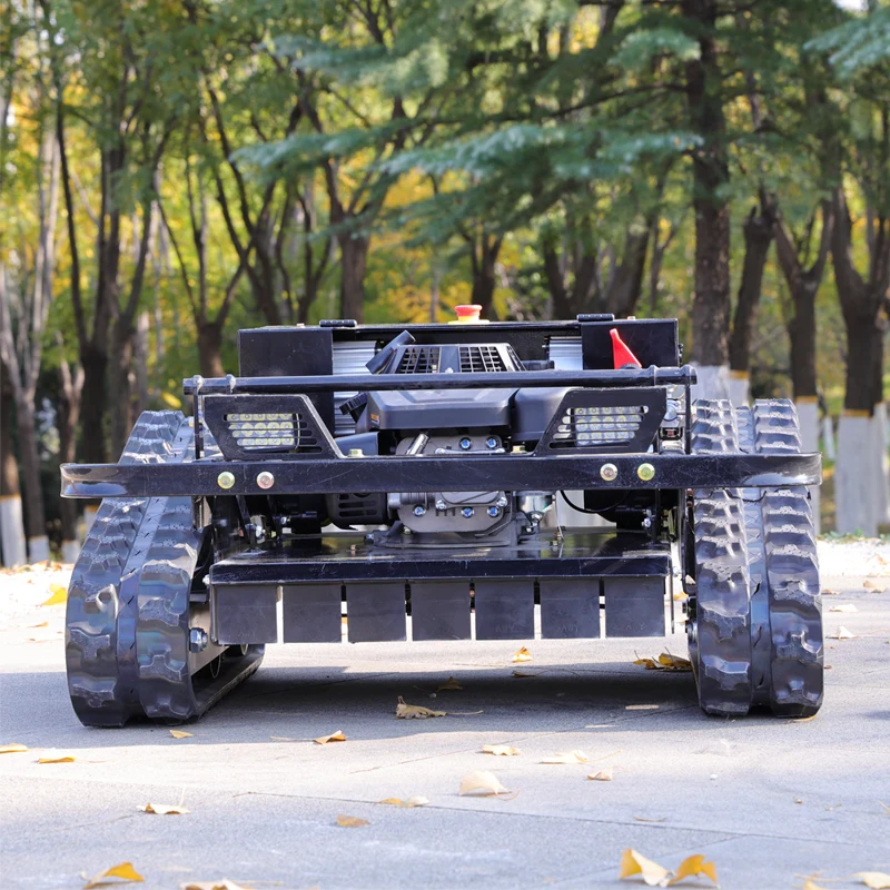 

Customized Professional Tracked Intelligent Remote-Controlled Lawnmower with 550mm Cutting Width for Lawn Trimming