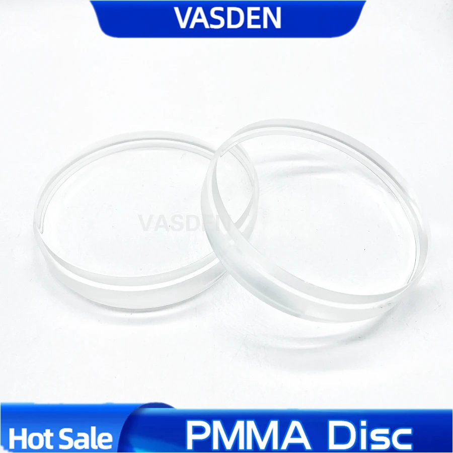 

Clear Color 98mm Monolayer PMMA Disc Dental Lab Material Denture CAD CAM Milling Translucent PMMA Block