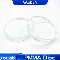 Color claro 98mm monocapa PMMA disco Material de laboratorio Dental dentadura CAD CAM fresado bloque PMMA translúcido