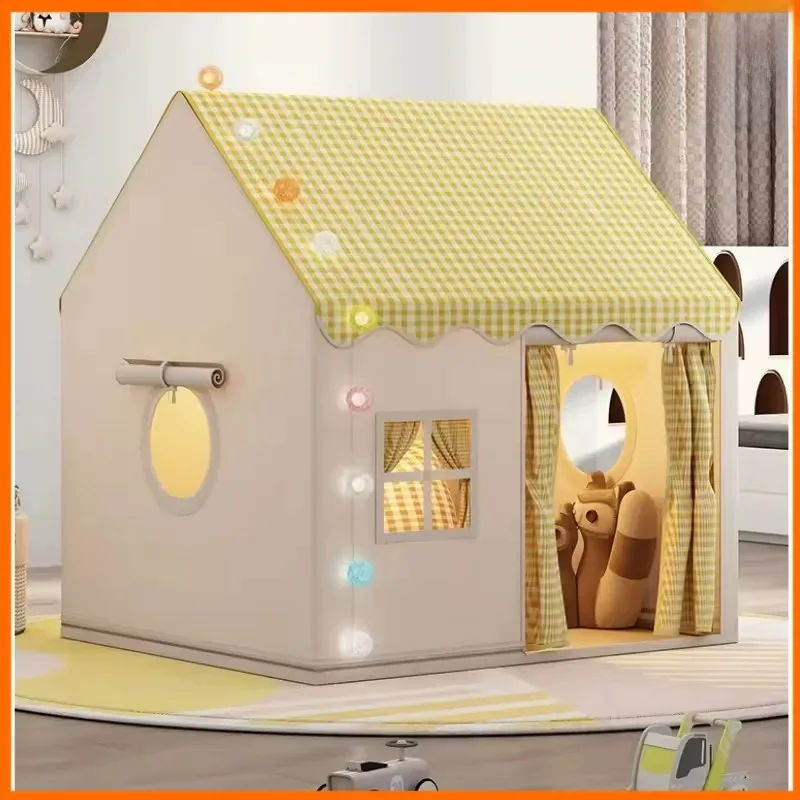 Child Small House Folding Playtent Kid Toy Tent Princess Girl Castle Play House Baby Tent Not Include Light Ball Chrismas Gift