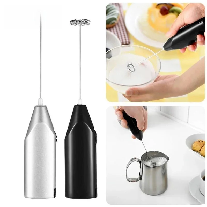 Bezprzewodowy elektryczny blender spieniacz do mleka trzepaczka do kawy mikser trzepaczka do jajek Mini spieniacz uchwyt mieszadło ekspres do cappuccino narzędzia kuchenne — zdjęcie 2