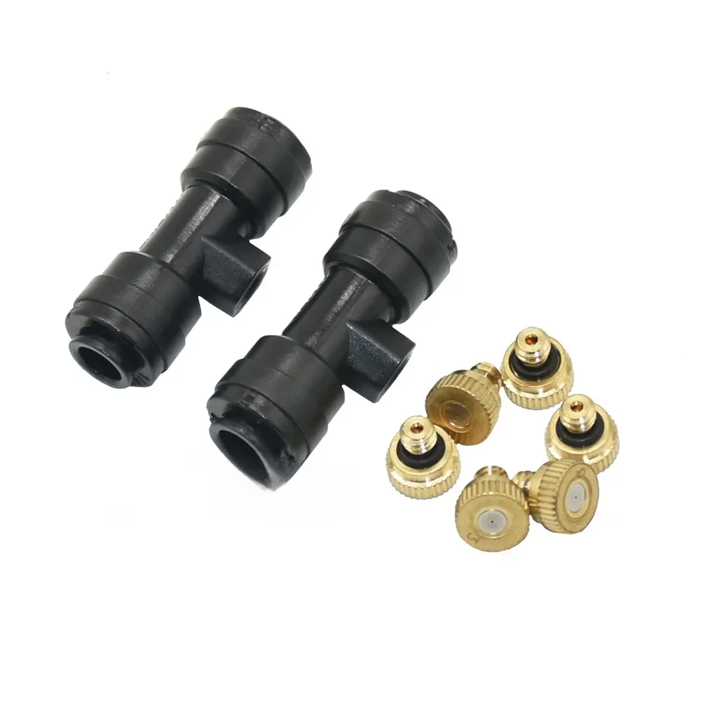 Buse de Brumisation Basse Pression, Injecteur de Pulvérisation, Tête d'atomisation, Système de Pulvérisation avec Filetage 0.2, 0.3, 0.4, 0.5, 0.6, 3/16, 10 Pièces