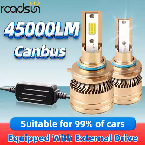 2X H7 H4 H11 LED Headlight 45000LM 300W High Power H8 H9 HB4 HB3 9005 9006 Turbo Lamp 6000K White Car Headlamp Fog Lights 12V