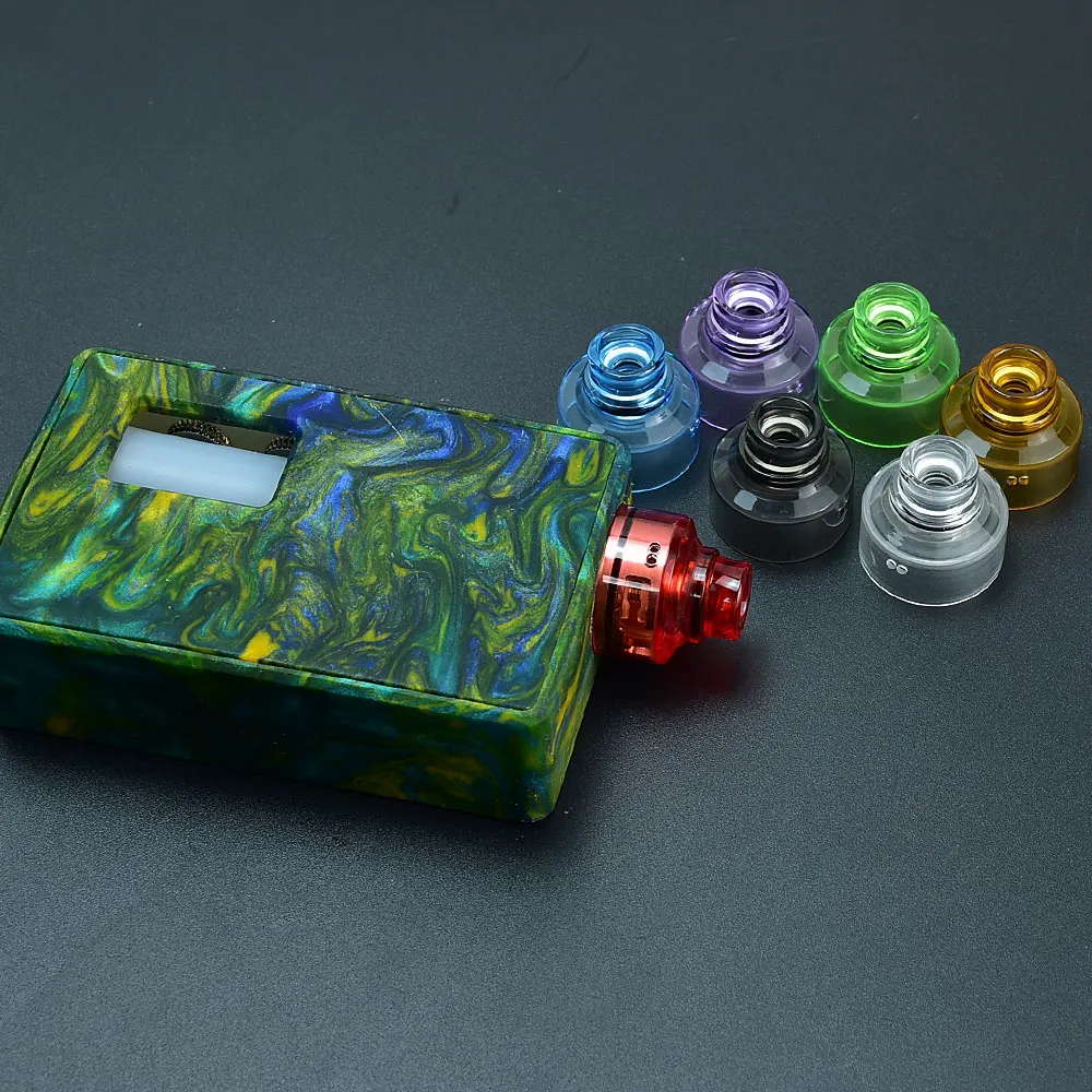 

Атомайзер Wolfcoolvape Vape 100% 1:1 Aston 22 RDA с дриптитом 510 MTL и колпачком из поликарбоната