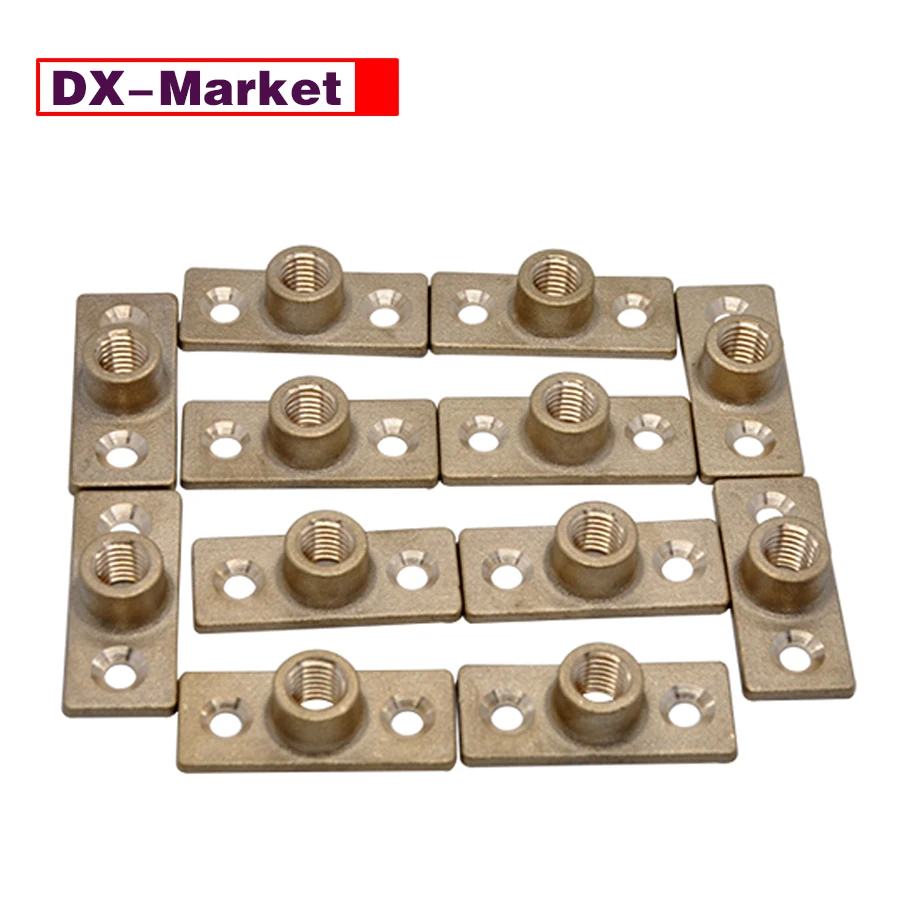 Imagem -02 - Porca de Suporte de Clipe de Base de Bronze M10 Base de Suporte Decorativa C045