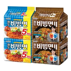 팔도비빔면 650g 2개 + 팔도비빔면2 520g 2개 라면세트