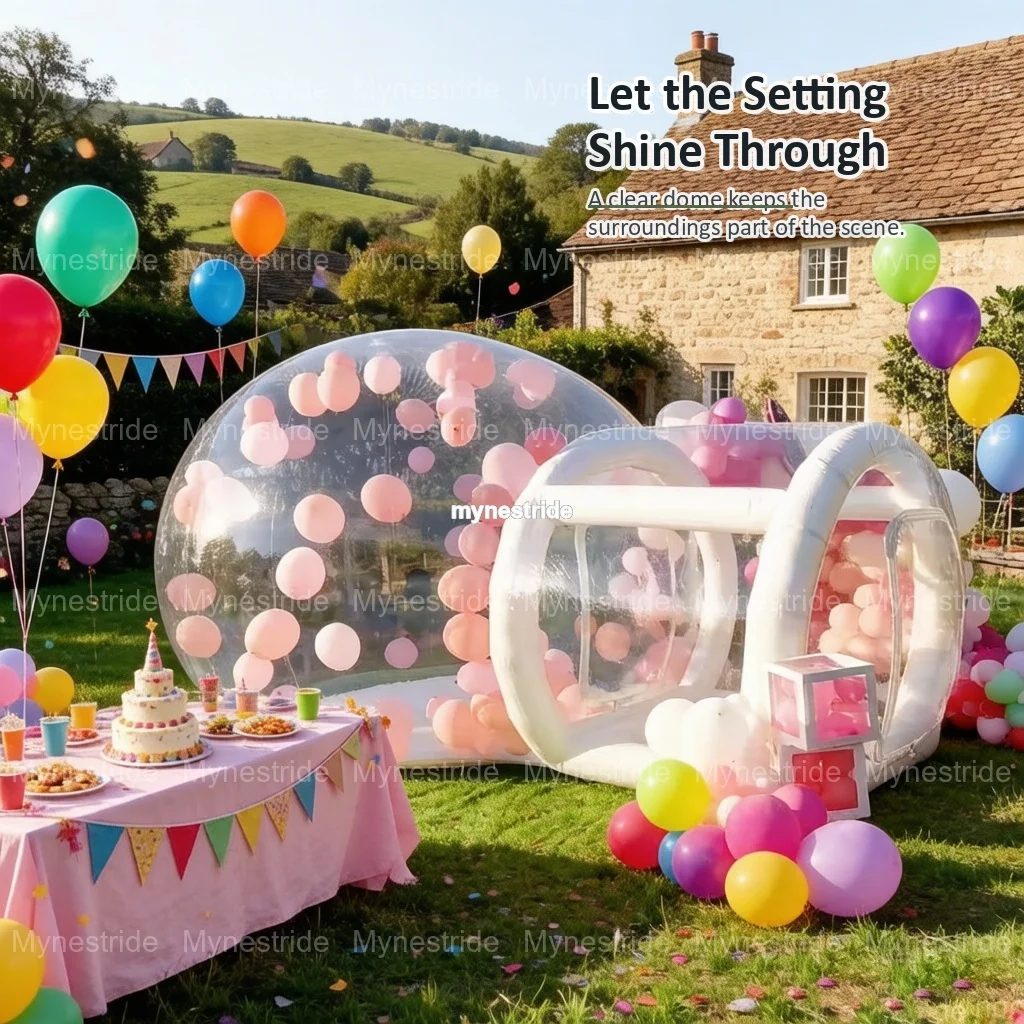 Gpp2727 Domo Inflable Transparente | Tienda de Campaña - Dale a tu boda un detalle que vale la pena admirar - Forma Redondeada y Elegante: Sueña con ella