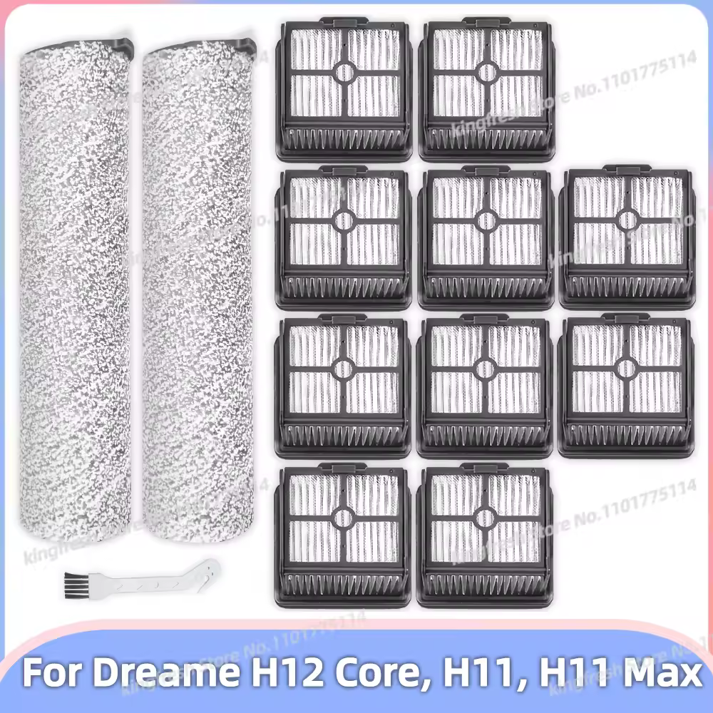 מתאים ל-Dreame H12 Core / Dreame H11 / Dreame H11 Max חלקי חילוף רולר בראש מסנן Hepa אביזרים