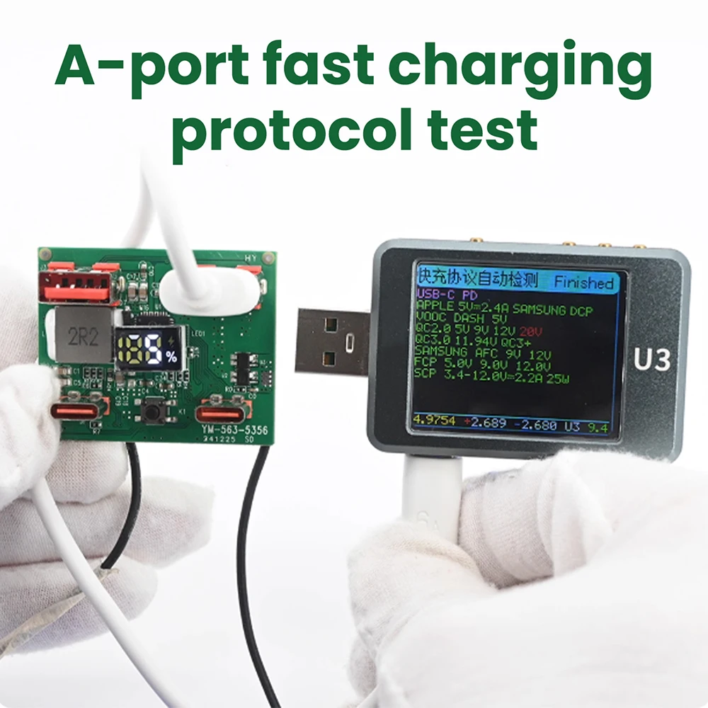 22,5 W Schnelllademodul Lithiumbatterie DIY Mobile Power Control Motherboard Tragbare Power Bank DIY Kit Unterstützt PD QC VOOC