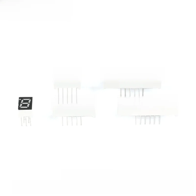 5 sztuk 0,28 cala 0,28 "wyświetlacz LED 7 segmentów 1 Bit/2 Bit/3 Bit/4 Bit cyfra zegara cyfrowa tuba czerwona wspólna katoda/anoda — zdjęcie 2