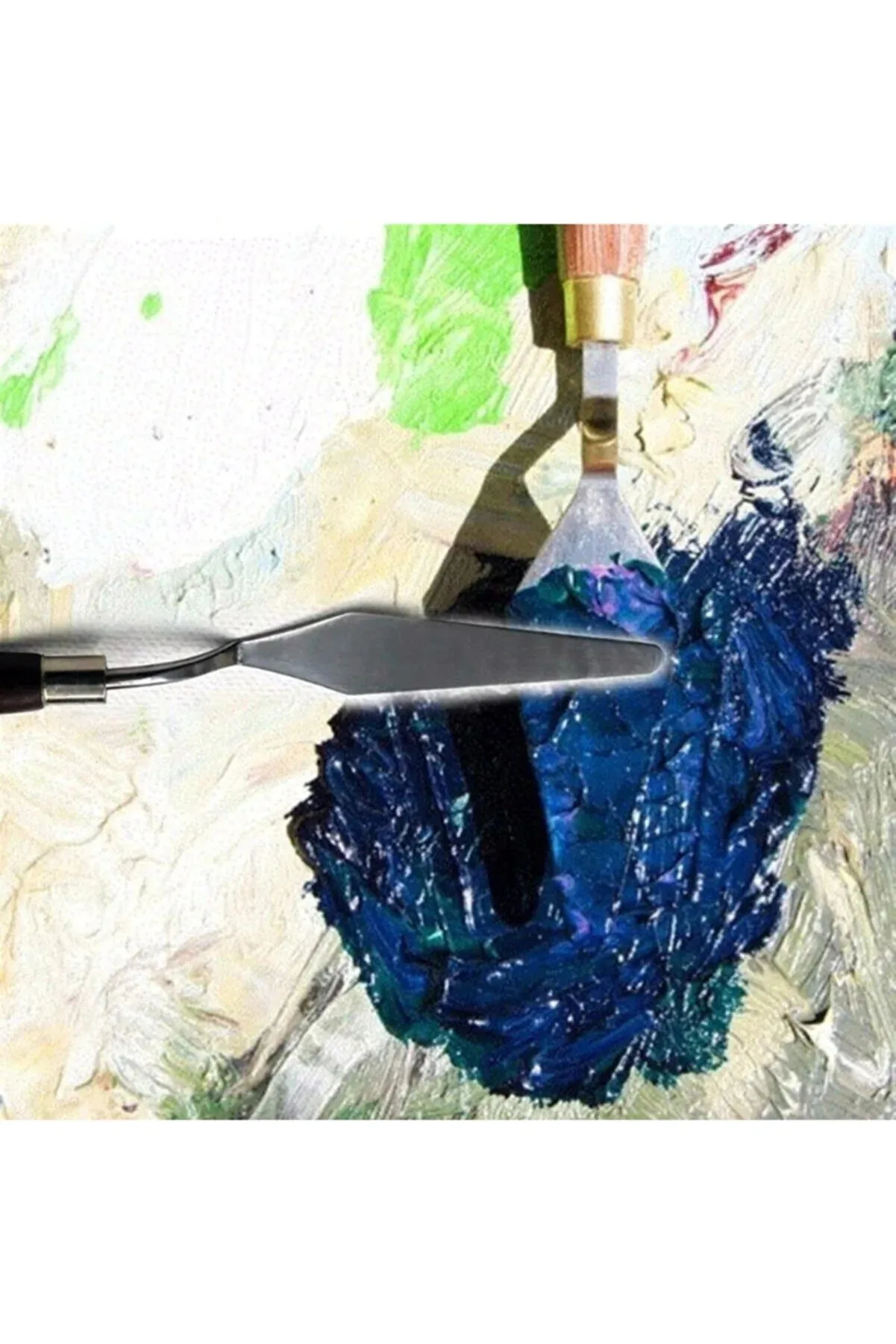 Set Van 5 Metalen Spatels (Schildermes)