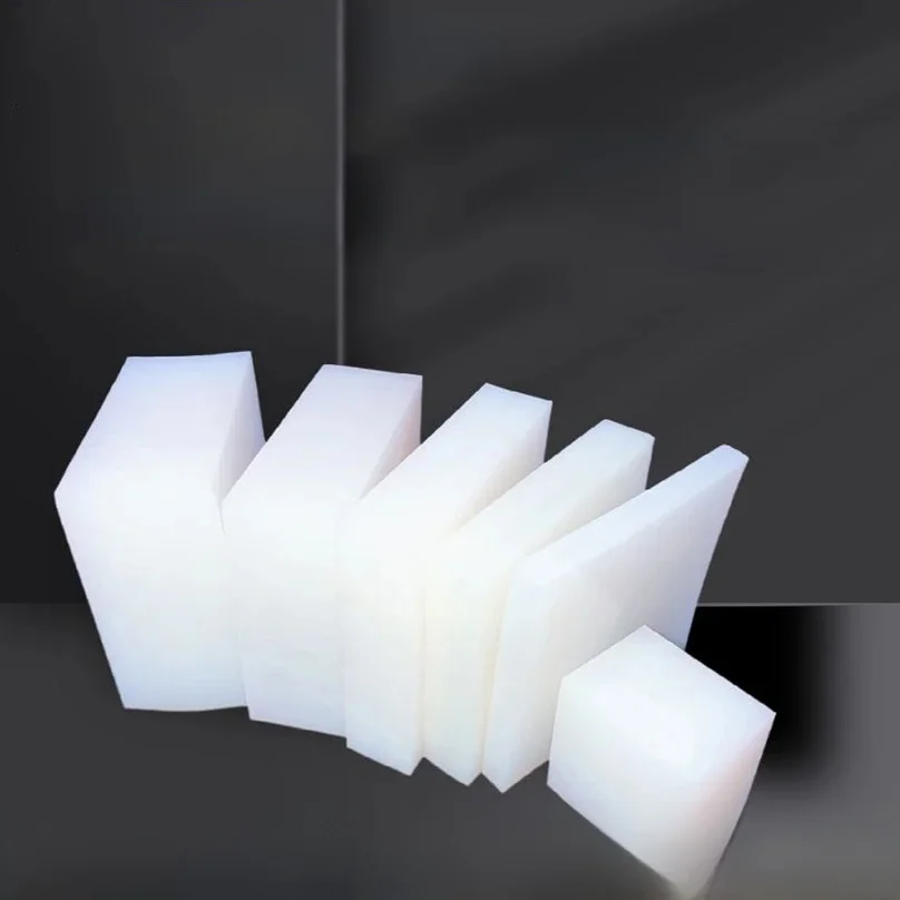 Bloc de caoutchouc de Silicone blanc à haute élasticité, tampon tampon mécanique pour réduction du bruit et Absorption des chocs