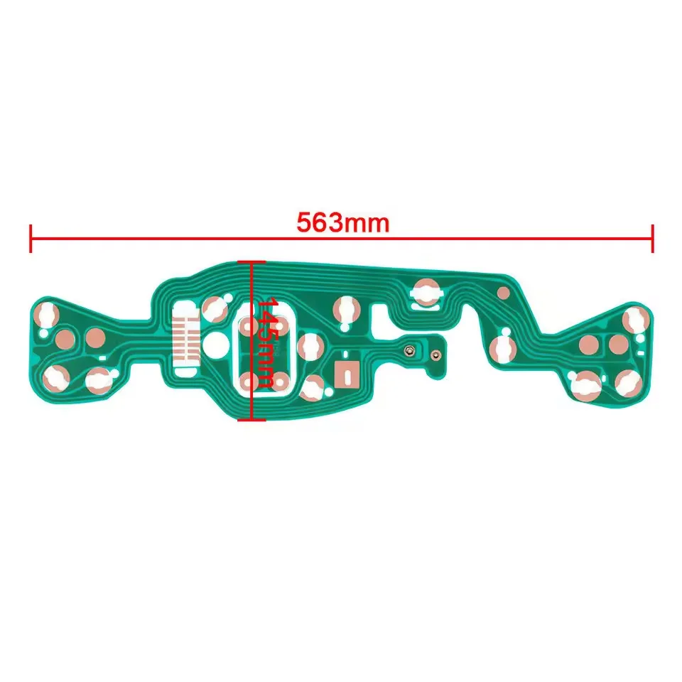 Leiterplatte für Ford Mustang 1969-1970 Instrumententafelblende ohne Tachometer – Detail 12