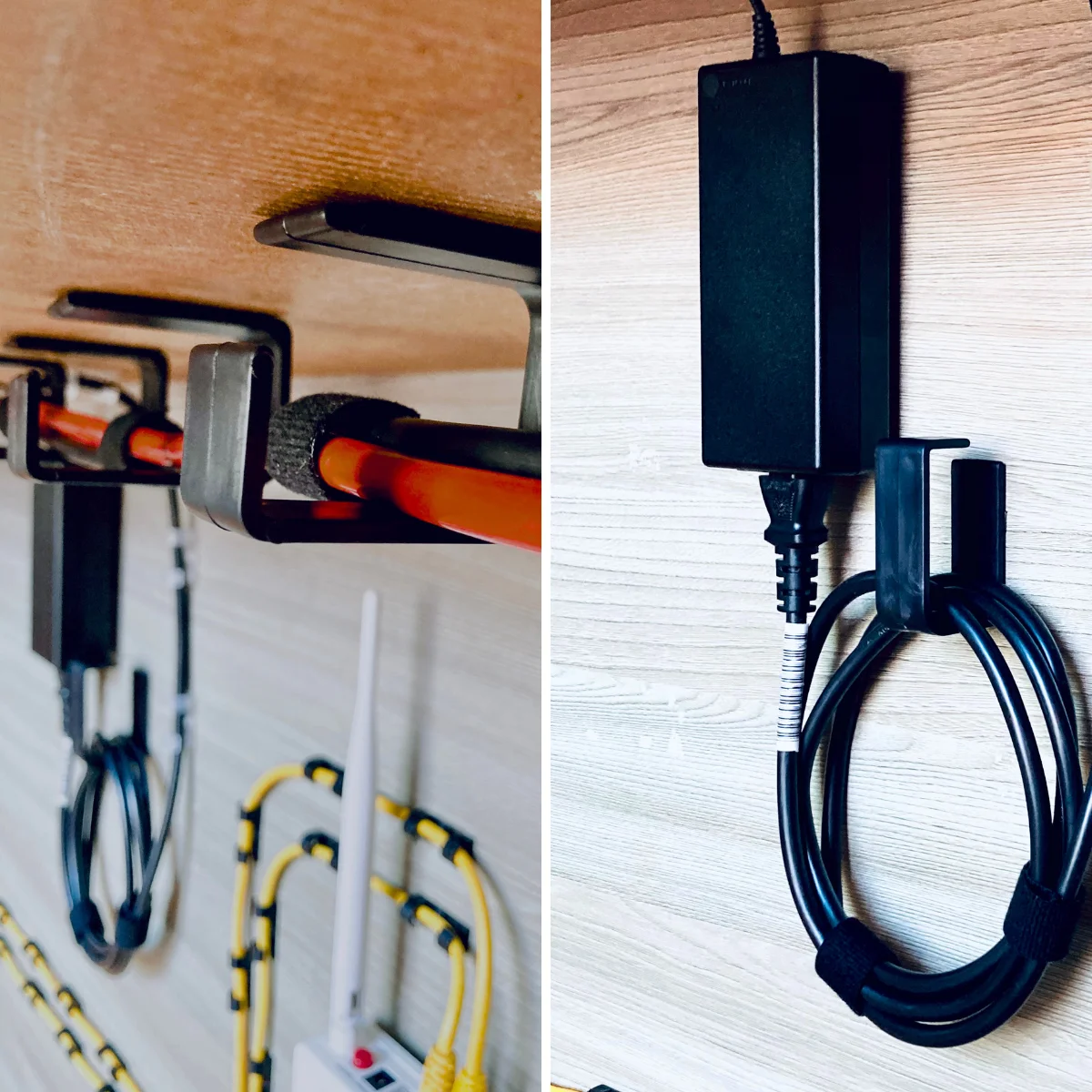 منظم كابل ذاتي اللصق ، قفل مكتب ، إدارة الكابلات ، 3 أمتار ، 20