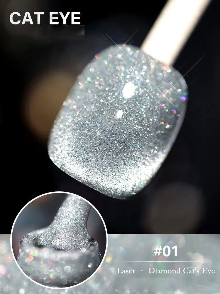 Annies 10Ml Diamant Nagellak Glitter Glitter Reflecterende Nail Gel Disc Gebroken Boor Diy Nail Gel Vrouwelijke Nail Art