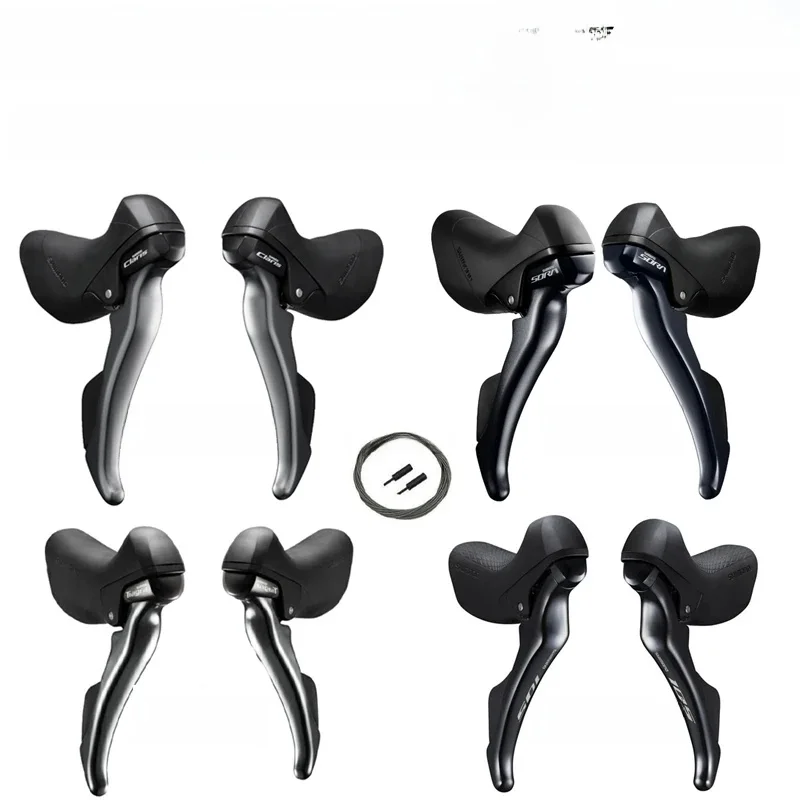 AliExpress Shimano Claris R2000 SORA R3000 TIAGRA 4700 105 R7000 STi 2x8/9/10/11 Speed  DUAL CONTROL LEVER Left with Right for Road Bike