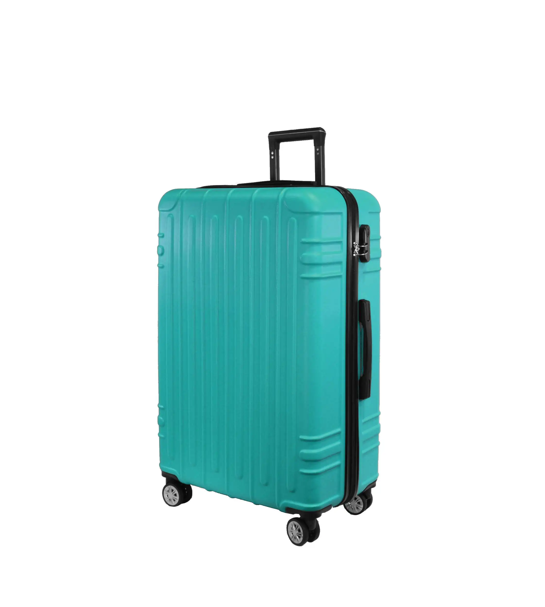 AIRYVIE medium 103 suitcase 24 Inch, check luggage (capacity 20kg) (69*42*24cm) ABS Material, light and strong, anti-theft lock inserted combination of 3 digits, rotating 360 ° silent wheels