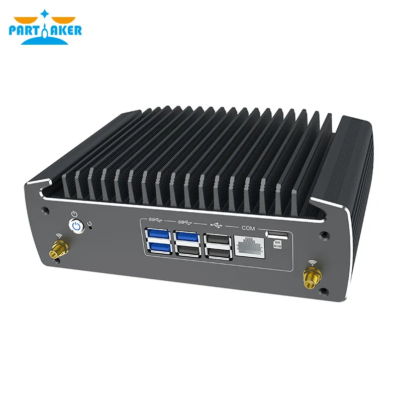 Mini PC senza ventola 6 Intel I225-V 2.5GbE NIC 1xHD 1xDP TPM2.0 AES-NI Router morbido Server VPN ESXI robusto Micro Firewall Appliance