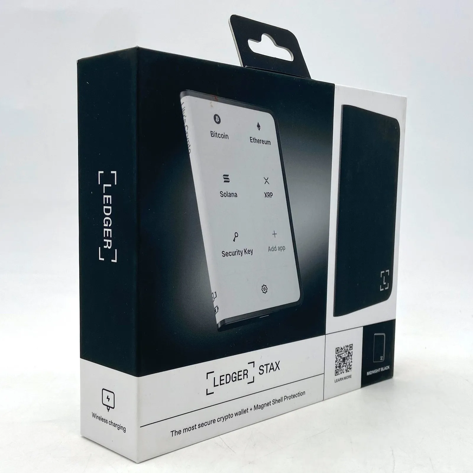 MM Ledger — аппаратный кошелек Stax Crypto с фолио — изогнутый сенсорный экран E Ink