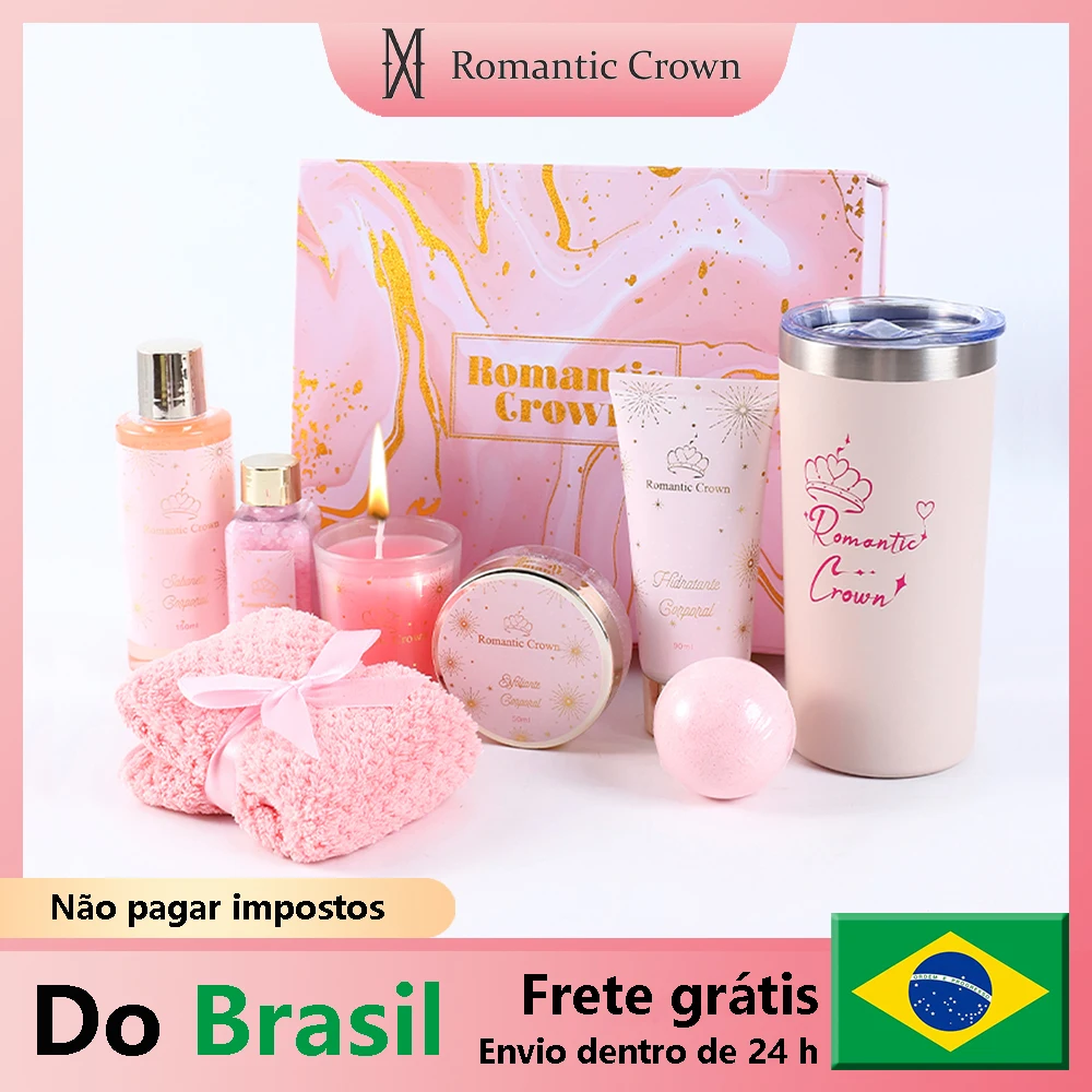 Romantic Crown 9pcs Kit De Spa, Prenda Para Casais, Presentes De Nata Dia dos Namorados