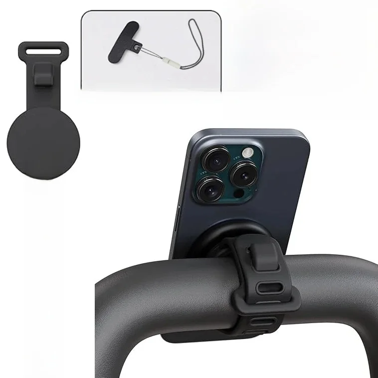 Do magnetycznego uchwytu ssącego MagSafe Uchwyt na telefon komórkowy Pasek na nadgarstek 360 °   Uchwyt obrotowy do iPhone'a do fitnessu sportowego — zdjęcie produktu 7