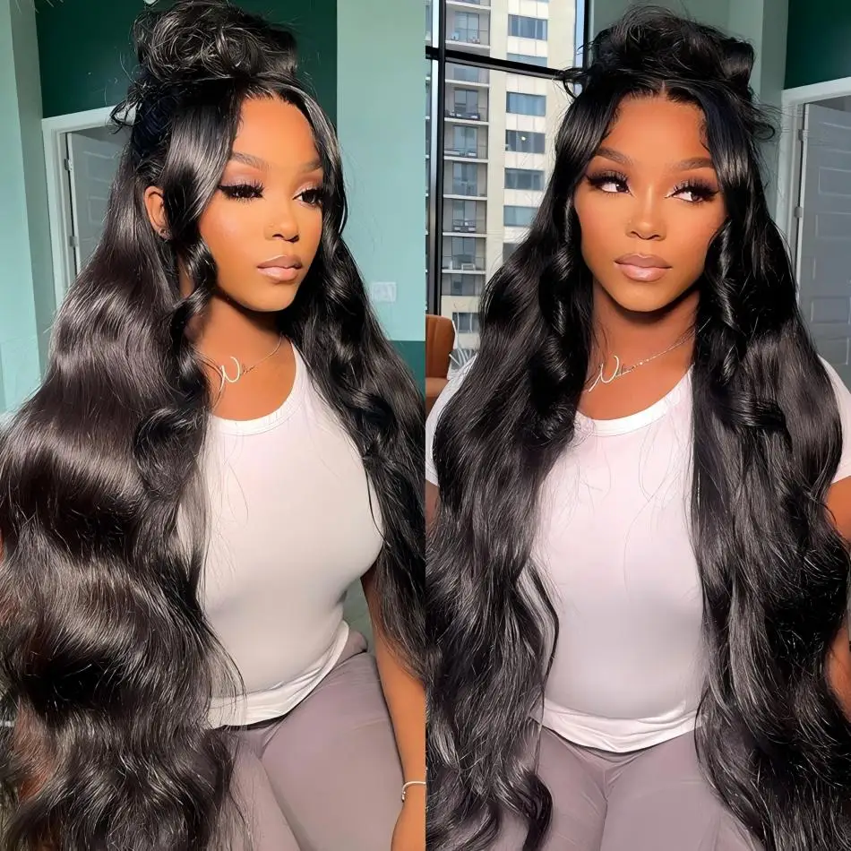 hd lace wig 13x6 human hair body wave Wig For Women choice Pre Plucked 30 40 Inch wavy Frontal Wigs