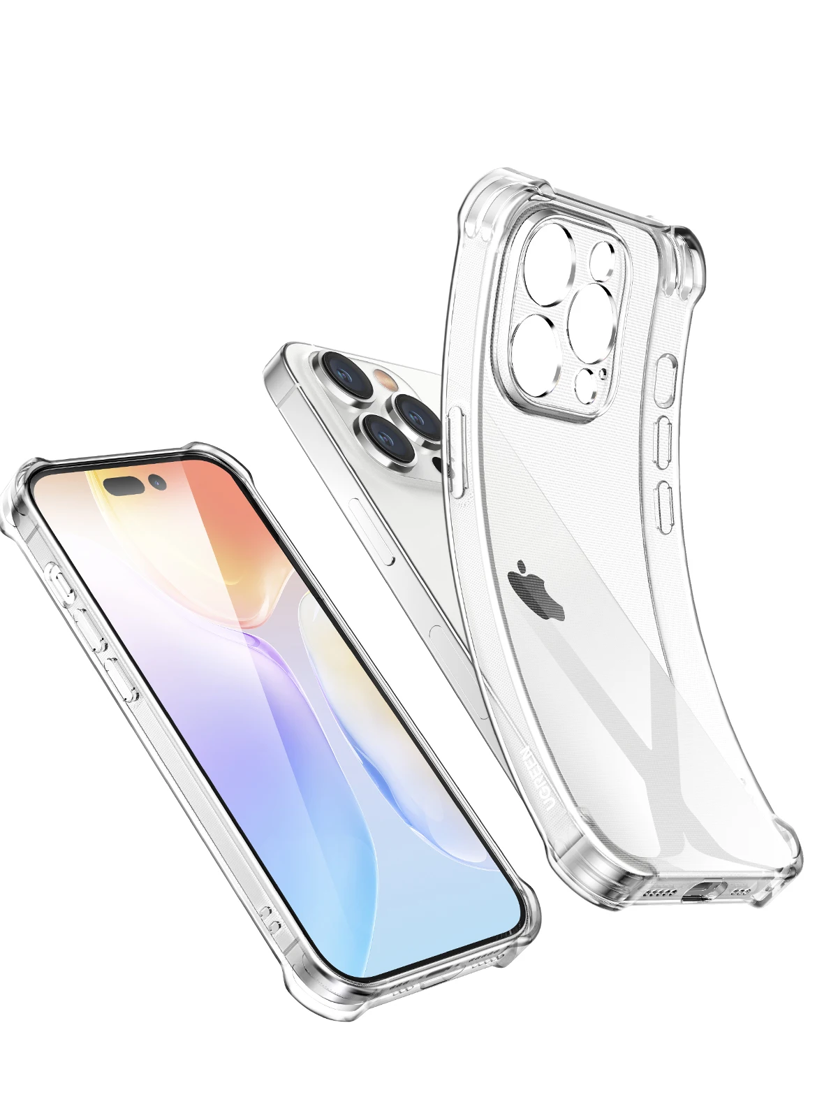 UGREEN Airbags Case for iPhone 15 14 13 Pro Max Shockproof Clear Case for iPhone 15pro Lens Protection Cover TPU Phone Case images - 6