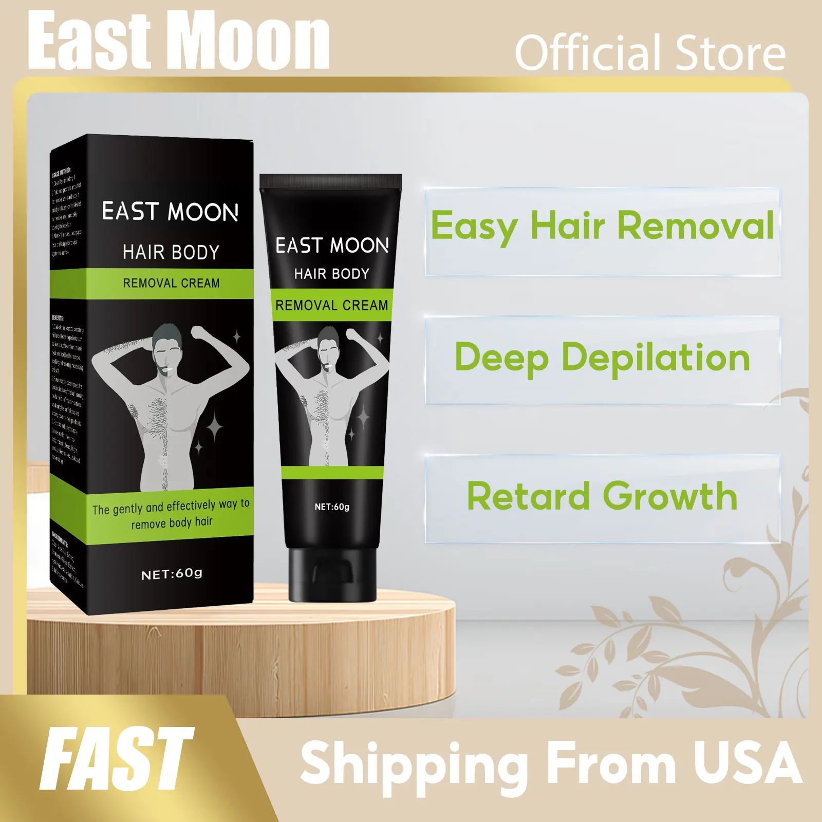 

Depilatory Cream Chest Underarm Lip Leg Hair Remover Painless Epilation Growth Inhibitor Mild Fresh Permanent Hair Removal Cream