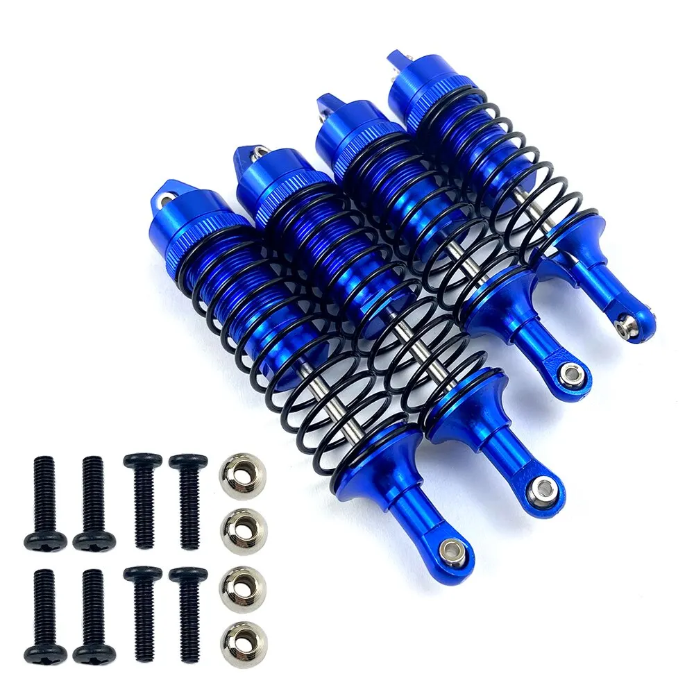 RC Car Aluminum Alloy Front/Rear Shock Absorber Full Metal Large Bore For Traxxas 727 1/10 Slash 4x4 RC Truck Accessories