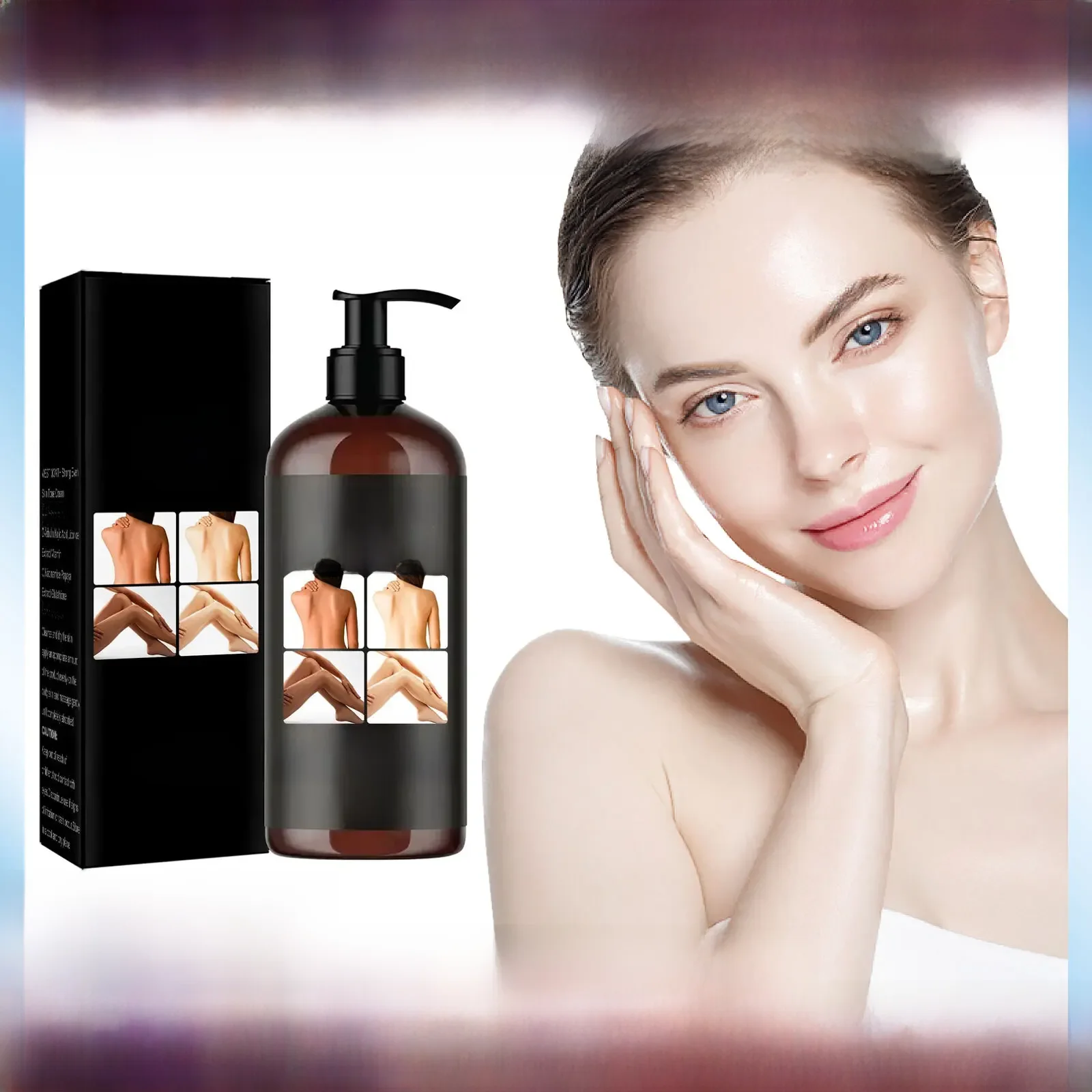 Crème éclaircissante et nourrissante pour le corps, élimine le méla-nin, hydrate, améliore la peau