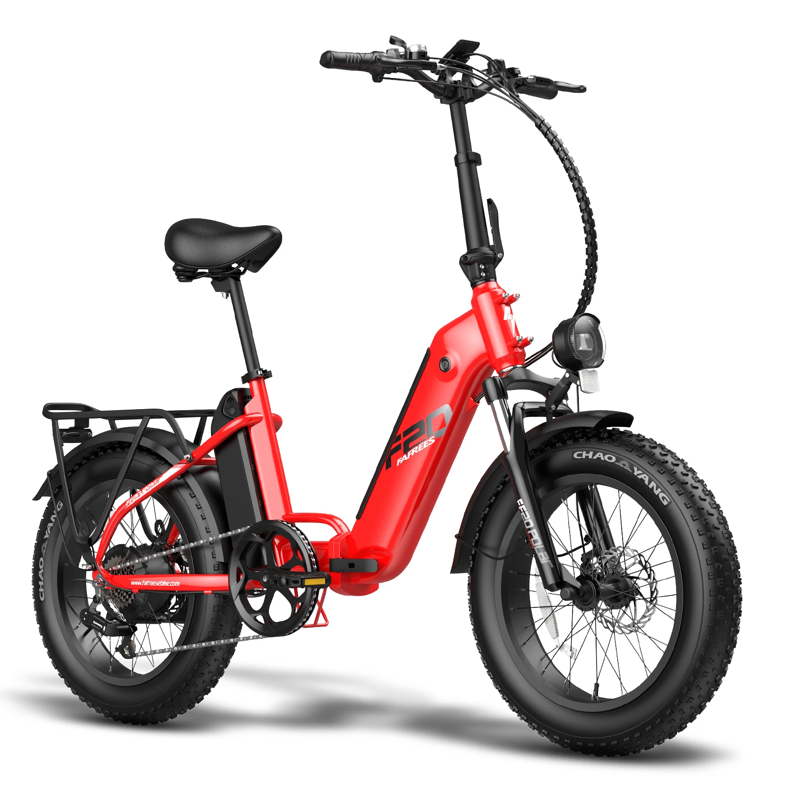 Folding electric bicycle FAFREES FF20 maximum mileage 115KM 48V20.8Ah 500W dual lithium battery maximum speed 40KM/H