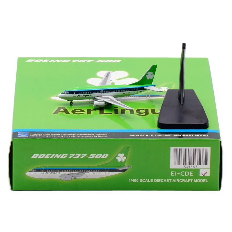 

Diecast 1:400 Scale Irish Airways B737-500 EI-CDE Alloy Aircraft Model Collection Souvenir Display Ornaments