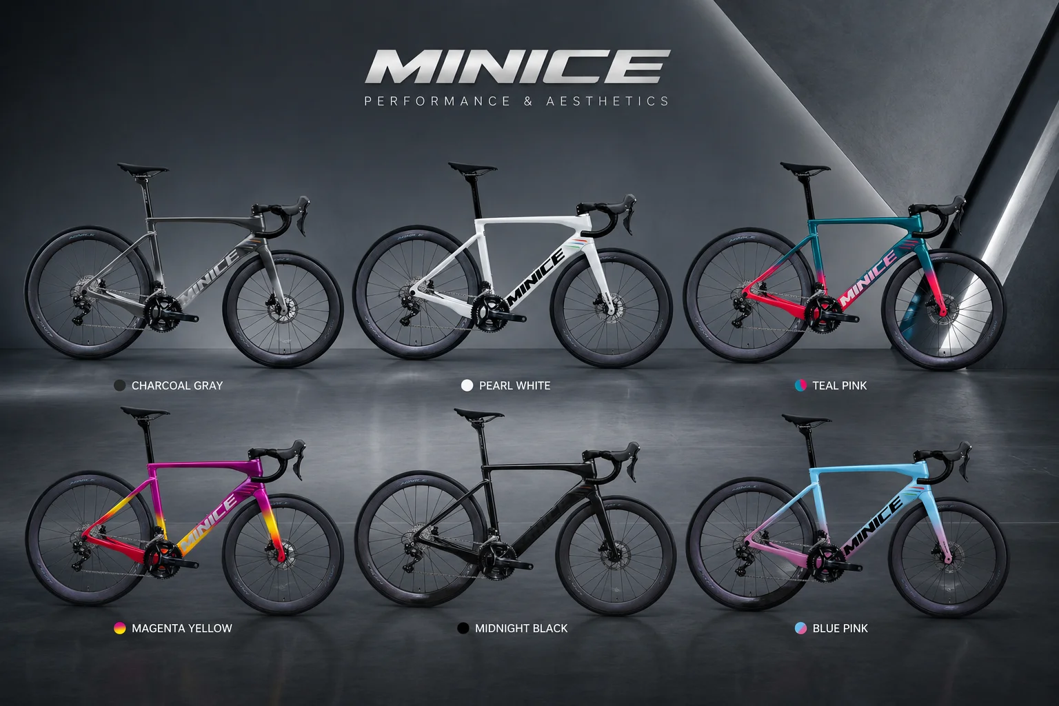 Minice Aerodynamischer EPS-geformter Carbonrahmen mit Scheibenbremse, max. 700*32C, AERO Rennrad-Rahmenset, BSA, vollständig interne Kabelführung, Lenker, DI2, mechanisch – Detail 5