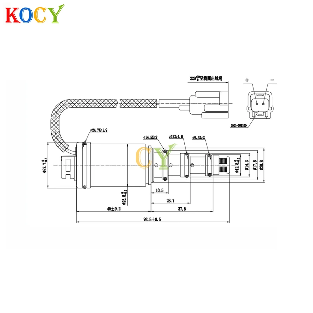 DCS17 صمام التحكم في ضاغط تكييف الهواء عالي الجودة لنيسان سيرينا C26 2011 إنفينيتي أوبل EX 10525C لجاك ساي