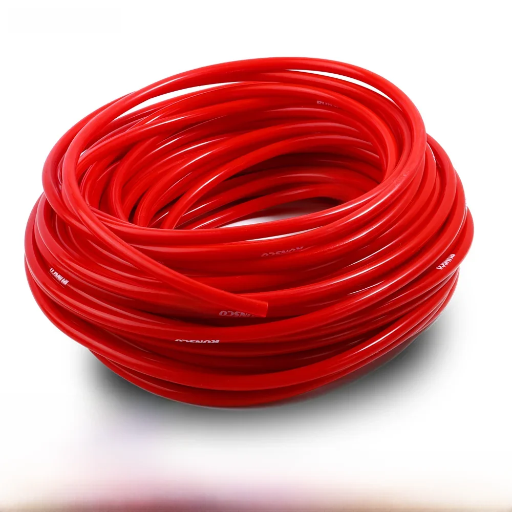 Blau/Rot/Schwarz Innendurchmesser 3 mm, 4 mm, 5 mm, 6 mm, 8 mm Auto-Vakuum-Silikonschlauch Auto Racing Ladeluftkühler-Leitung Rohr 1,5 Meter