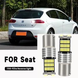 LED 백업 라이트 리버스 램프, 12V 전구 액세서리, 파라 시트 레온 MK1 1 M 2 MK2 1999-2012 2006 2007 2008 2009 2010 2011, 2 개