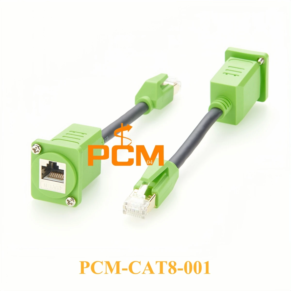 CAT8 Ethernet Cable,D type Panel Mount,Snagless RJ45 Lan Patch Cord,25G/40G,for Gaming and Wi-Fi Internet Cable