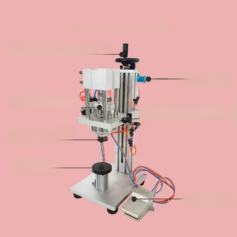 Pneumatische Parfüm Oral Flüssigkeit Penicillin Injizierbare Flasche Capper Aluminium Kunststoff