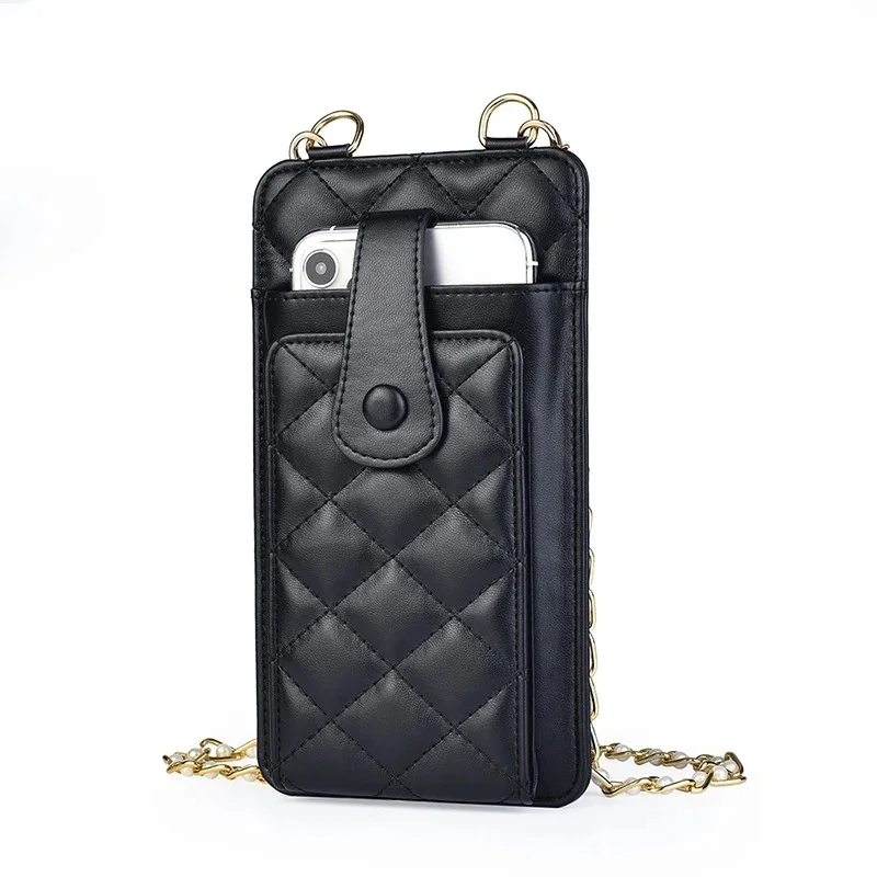 Damska uniwersalna torba na telefon komórkowy Outdoor Sport Skórzany portfel z wieloma przegródkami na karty Torby na ramię Crossbody — zdjęcie 2
