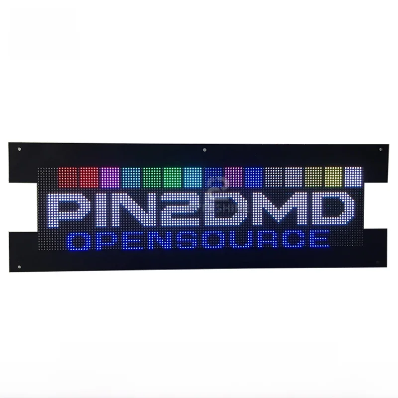 P2.5 Pin2dmd moduł LED 64*32 punktów kryty RGB pełnokolorowy Panel LED do montażu 128*32 Pinball VPin wyświetla ekran — zdjęcie produktu 6