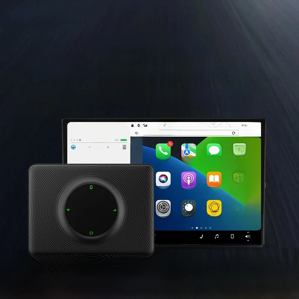 CarlinKit Wireless CarPlay Android Auto dla Tesla Model 3 Model X Y Model S Auto Connect Siri Voice Assistant Spotify Waze 5G BT — zdjęcie 2