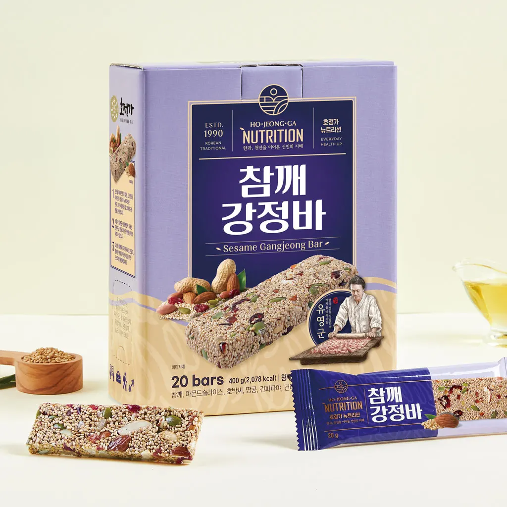 [Hojeongga] لوح التغذية اليومي (20 قطعة) وبار تغذية القمح بالكامل، وعاء الحنطة السوداء / مجموعة ألواح التغذية الممتازة المصنوعة من قبل الخبراء